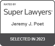 Rated By Super Lawyers | Jeremy J. Poet | Selected in 2023
